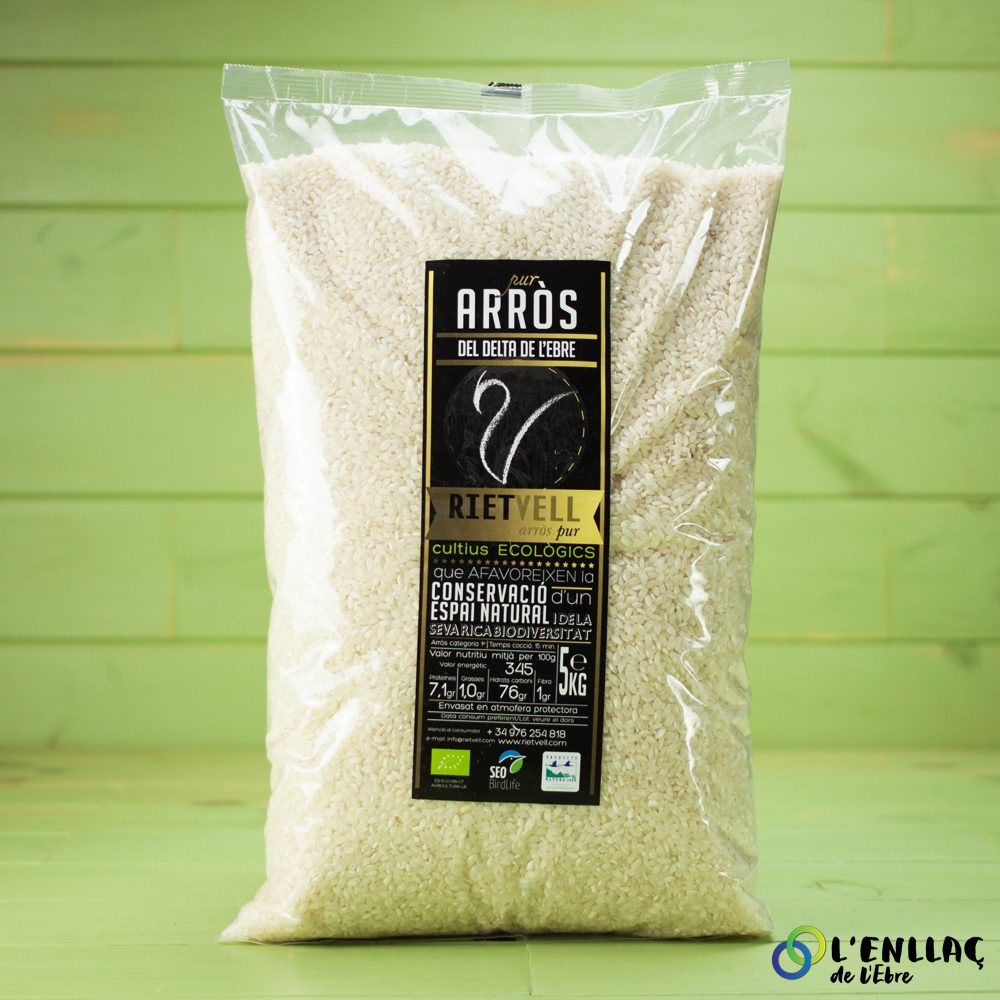 Riz blanc bio Riet Vell - 5 kg