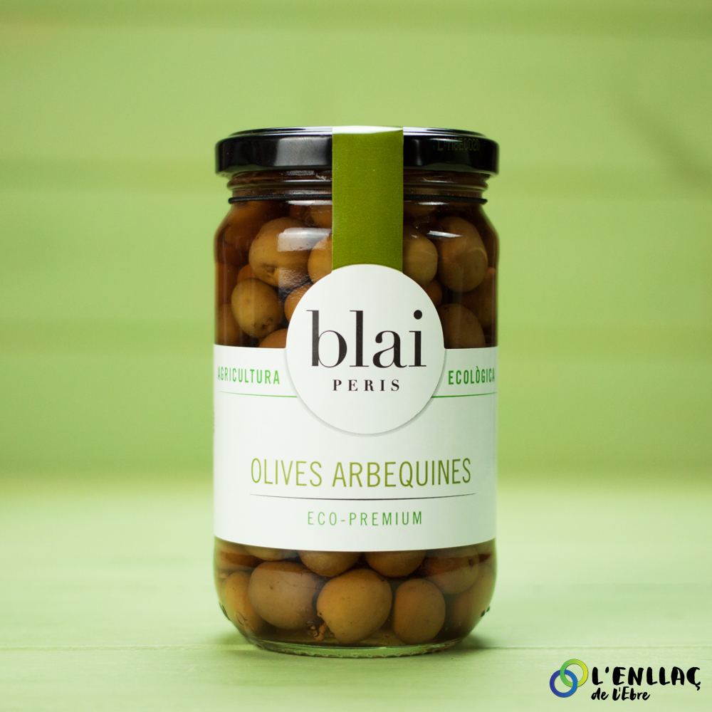 olives verdes arbequina eco blai peris 160gr